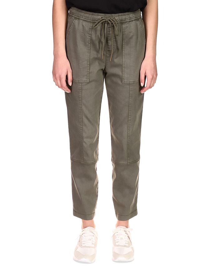 Sanctuary Women's Cross Country Pull On Straight Leg Pants Green Size 33