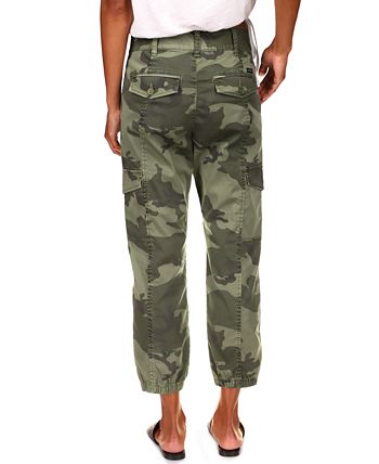 Sanctuary Women's Rebel Camo Print Pants Green Size 28