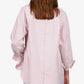 Sanctuary Women's Open Back Cotton Tunic Top Pink Size Medium