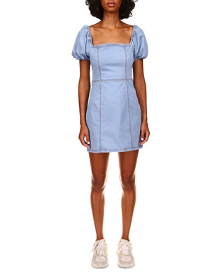 Sanctuary Women's After Me Bodycon Denim Minidress Blue Size 6