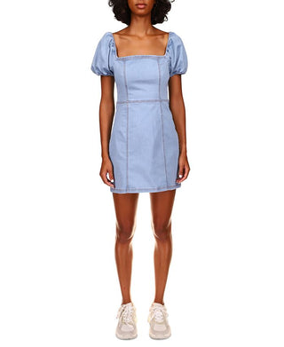 Sanctuary Women's After Me Bodycon Denim Minidress Blue Size 8