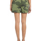 Sanctuary Women's Camouflage Belted High Waist Shorts Green Size 28