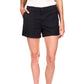 Sanctuary Women's Solid Switchback Cuffed Cotton Shorts Black Size 30
