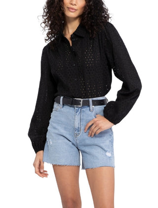 Sanctuary Women's Sidewalk Distressed Raw Hen Denim Cutoff Shorts Blue Size 24