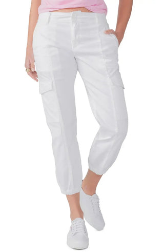 Sanctuary Women's Rebel Crop Stretch Cotton Pants White Size 28