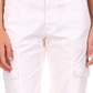 Sanctuary Women's Rebel Crop Stretch Cotton Pants White Size 34