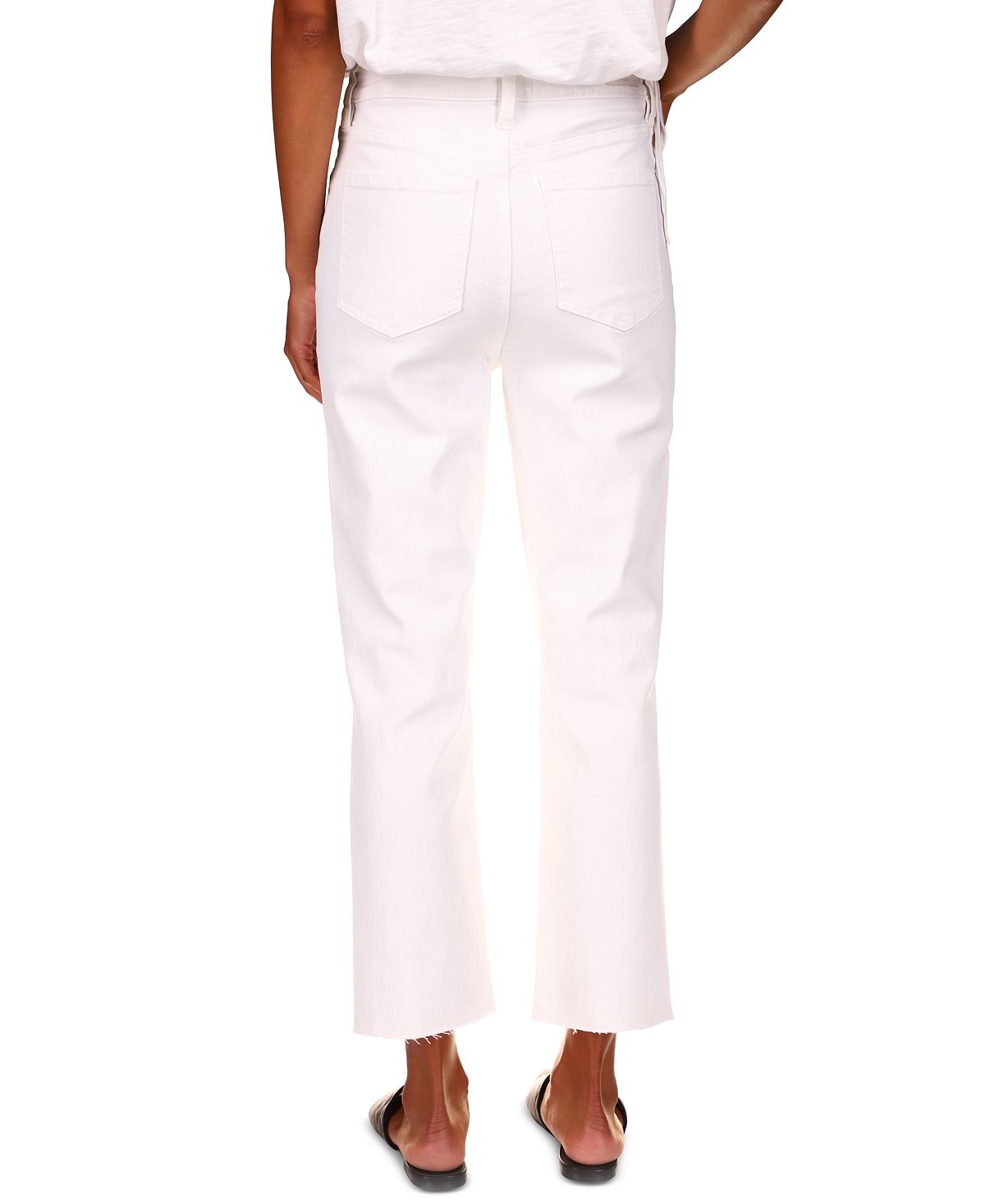 Sanctuary Women's Good Vibes Straight Leg Jeans White Size 32