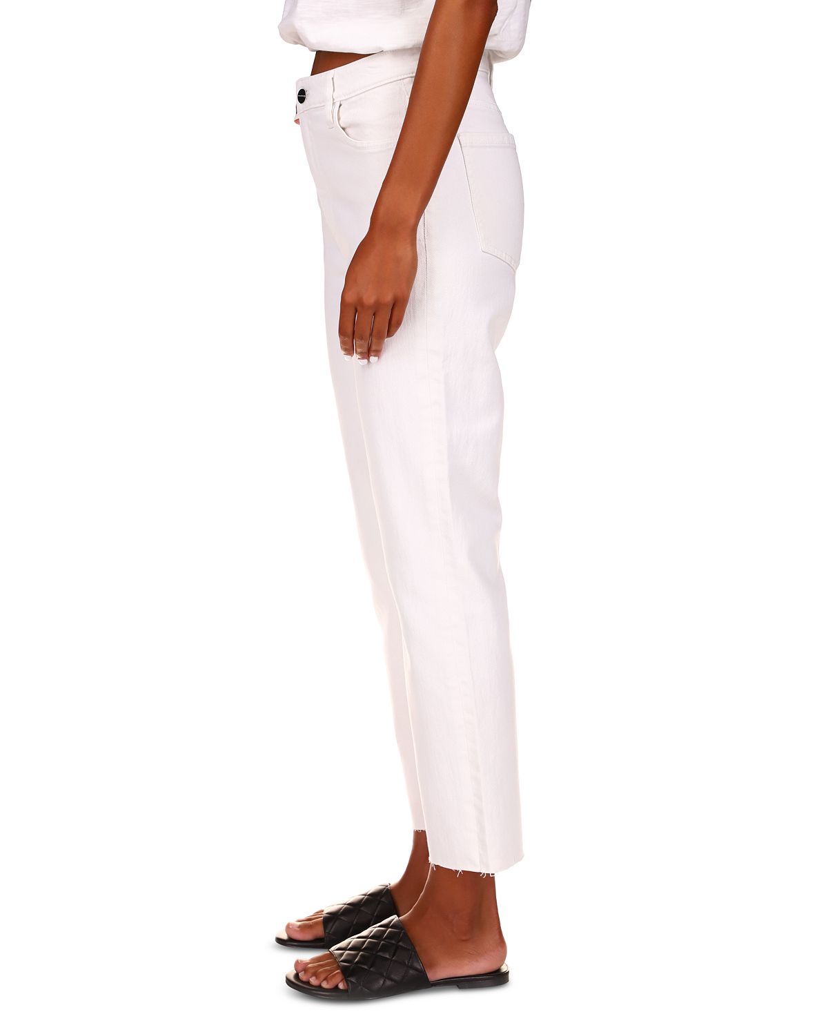 Sanctuary Women's Good Vibes Straight Leg Jeans White Size 32