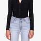 Sanctuary Women's Dreamgirl Button Up Top Black Size X-Large