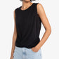 Sanctuary Women's Twist Front Tank Top Black Size Small
