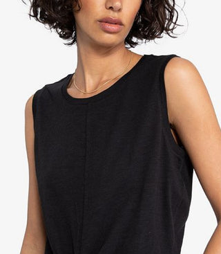 Sanctuary Women's Twist Front Tank Top Black Size Small