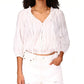 Sanctuary Women's Don't Forget Cotton Blouse White Size X-Small