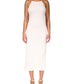 Sanctuary Women's Into The Night Crochet Midi Dress White Size Large