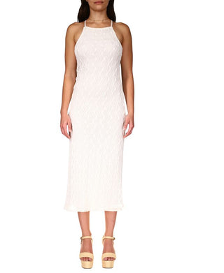 Sanctuary Women's Into The Night Crochet Midi Dress White Size Large