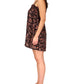 Sanctuary Women's Lakeside Floral Babydoll Dress Brown Size Medium