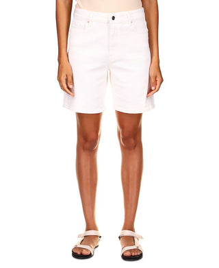 Sanctuary Women's Boy Cut Bermuda Shorts White Size 31