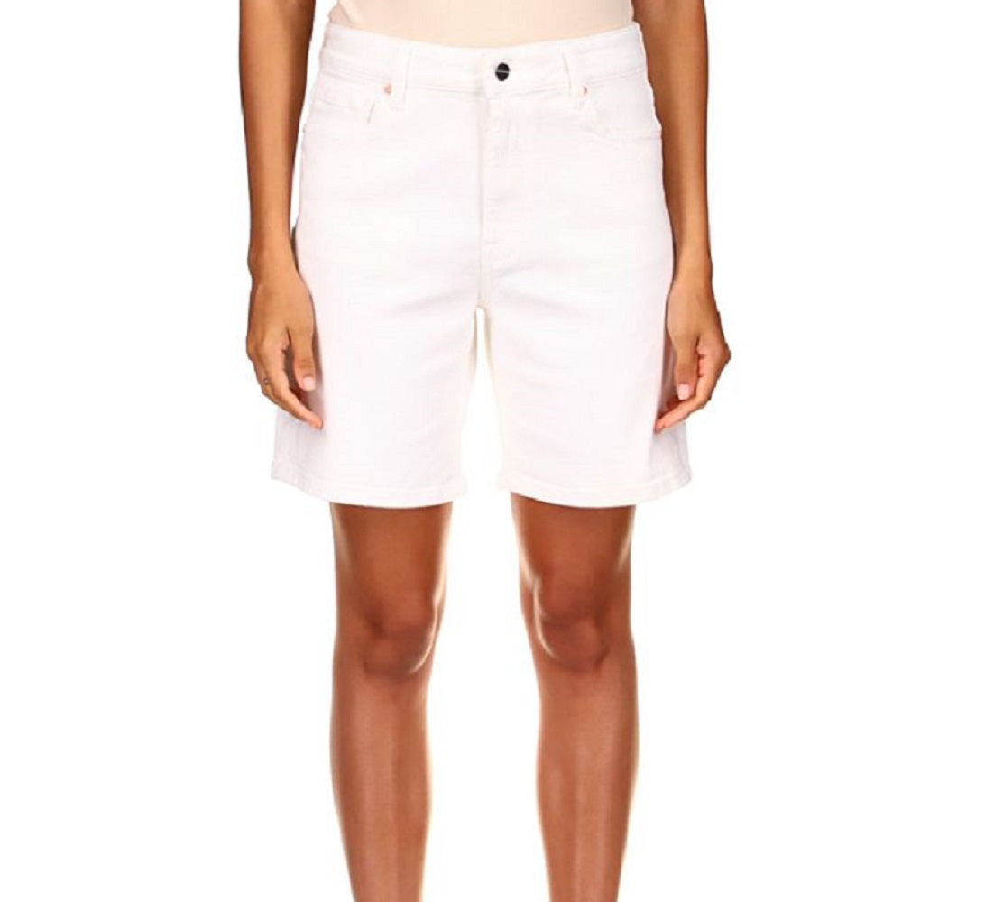 Sanctuary Women's Boy Cut Bermuda Shorts White Size 31