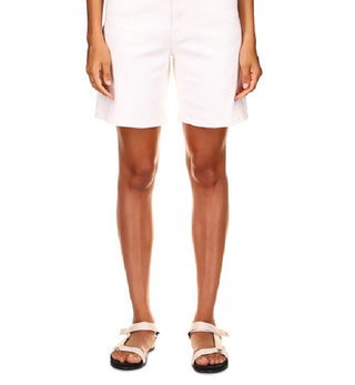 Sanctuary Women's Boy Cut Bermuda Shorts White Size 31