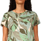 Sanctuary Women's The Perfect Print T-Shirt Green Size Small
