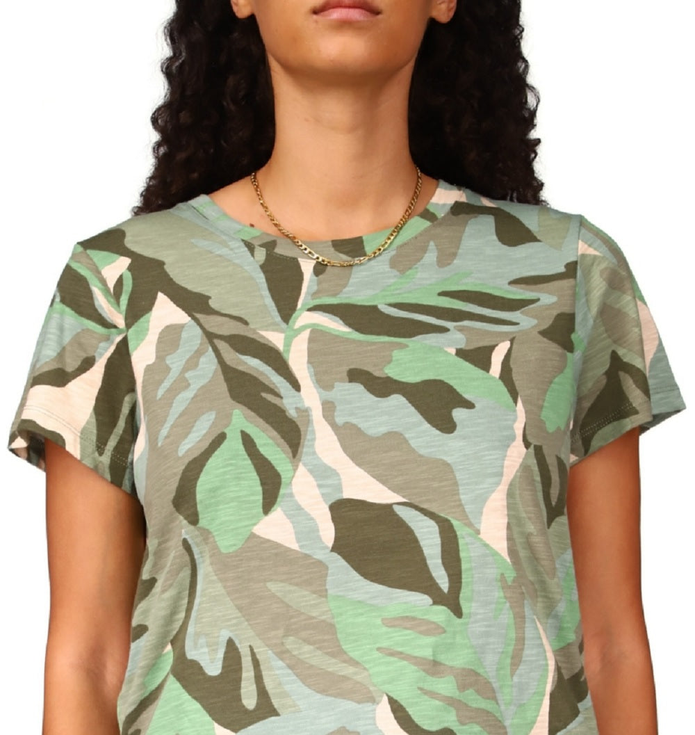 Sanctuary Women's The Perfect Print T-Shirt Green Size Small