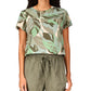 Sanctuary Women's The Perfect Print T-Shirt Green Size Small