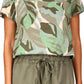 Sanctuary Women's The Perfect Print T-Shirt Green Size Medium