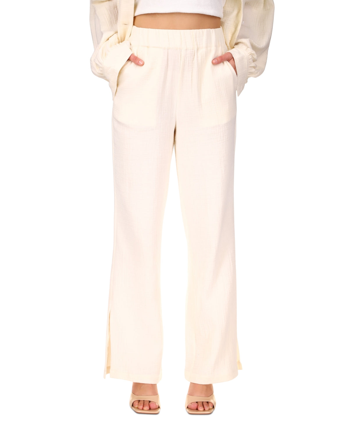 Sanctuary Women's Easy Going Pants Beige Size Medium