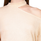 Sanctuary Women's Full Time Lover Cutout Top Beige Size Large