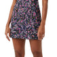 French Connection Women's Flores Whisper Floral Minidress Blue Size 8