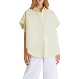 French Connection Women's Boxy Short Sleeve Top Yellow Size X-Small
