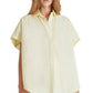French Connection Women's Boxy Short Sleeve Top Yellow Size X-Small