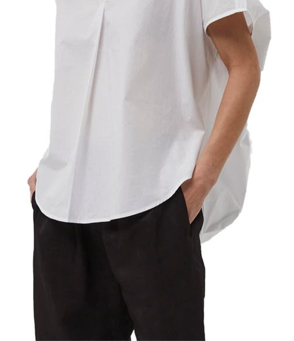 French Connection Women's Cele Rhodes Cotton Blouse White Size Large