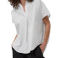 French Connection Women's Poplin Top White Size X-Large