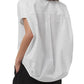French Connection Women's Poplin Top White Size X-Large