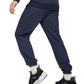 Puma Men's Elastic Drawstring Embroidered Logo Sweatpants Blue Size Medium
