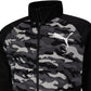 Puma Men's Contrast Camo Full Zip Track Jacket Black Size Large