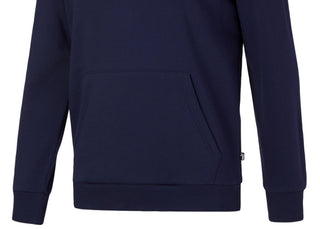 Puma Men's Embroidered Logo Hoodie Blue Size XX-Large