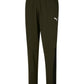 Puma Men's Contrast 2.0 Side Stripe Track Pants Green Size Small