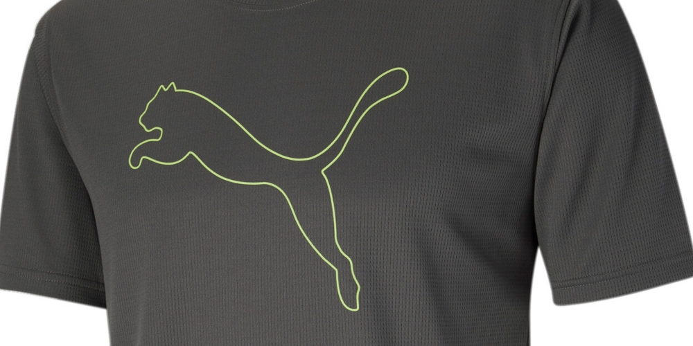 Puma Men's Performance Cat T-Shirt Black Size XX-Large