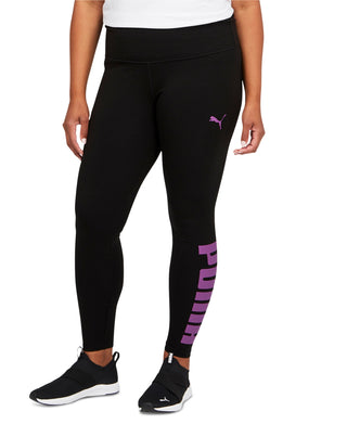 Puma Women's Logo Leggings Black Size 3X