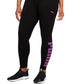 Puma Women's Logo Leggings Black Size 3X