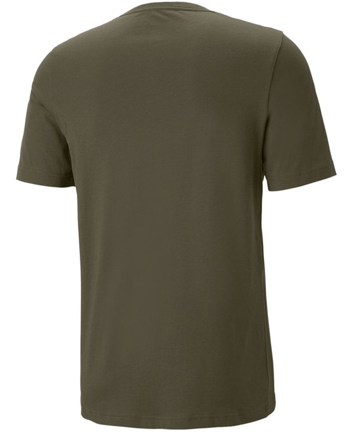 Puma Men's Graphic Crewneck T-Shirt Green Size Small