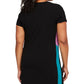 Puma Women's Colorblocked Round Neck Mini Dress Black Size 1X