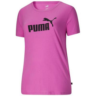 Puma Women's Logo T-Shirt Pink Size 1X