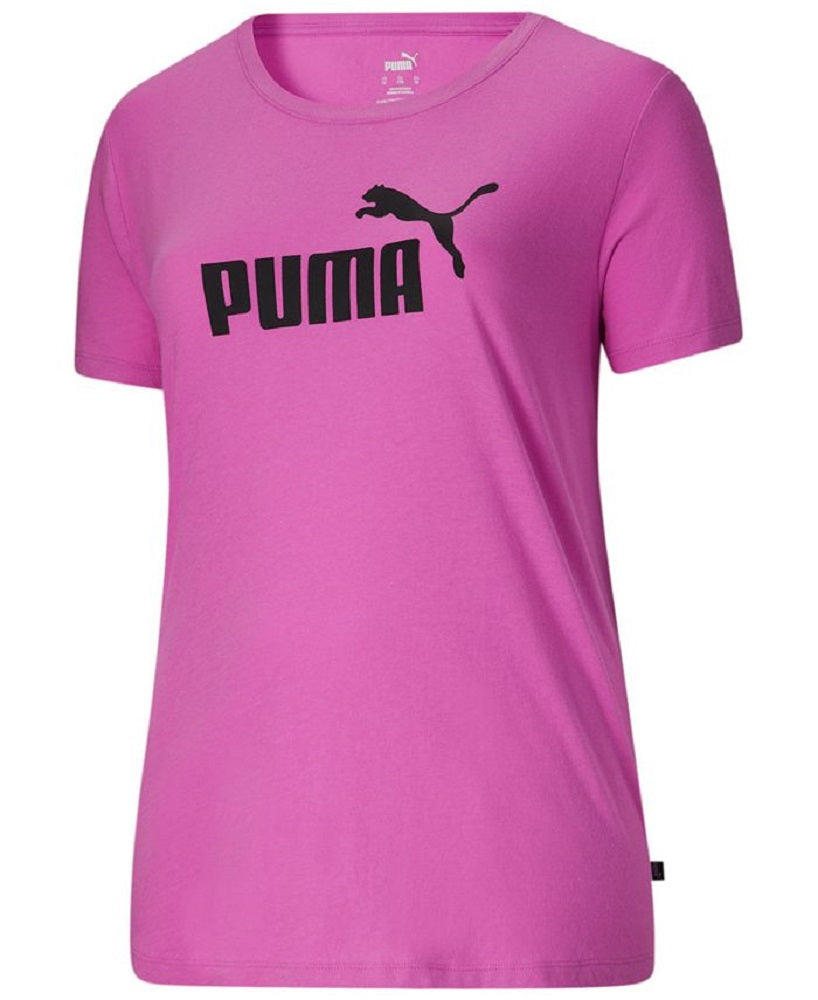 Puma Women's Logo T-Shirt Purple Size 3X