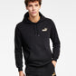 Puma Men's Gold Logo Tape Fleece Sweatshirt Black Size Small