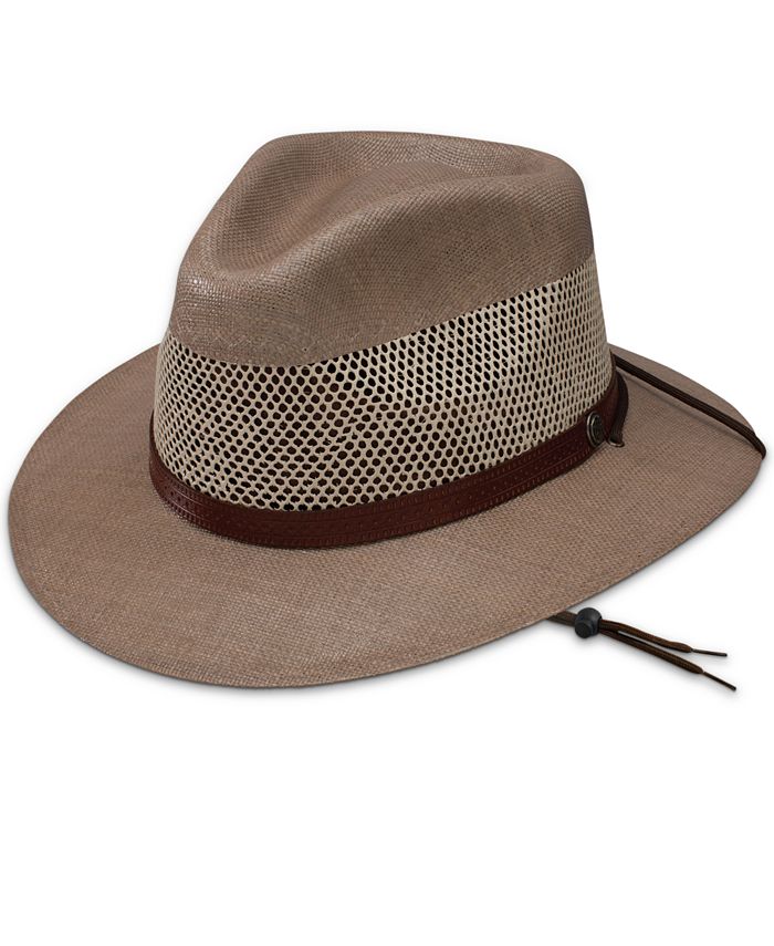 Stetson Men's Afton Canvas Hat Brown Size Large