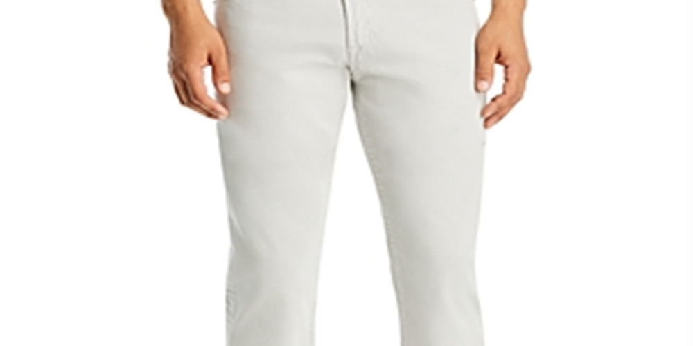 Ag Men's Tellis Slim Fit Twill Pants Gray Size 30X34