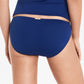 Ralph Lauren Women's Beach Club Solid Hipster Bottoms Blue Size 4