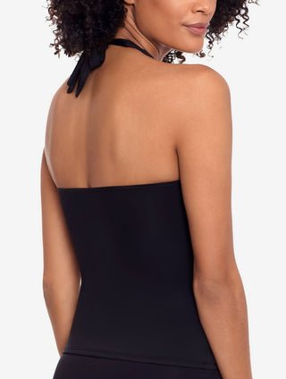 Ralph Lauren Women's Beach Club Solid Swimwear Black Size 14